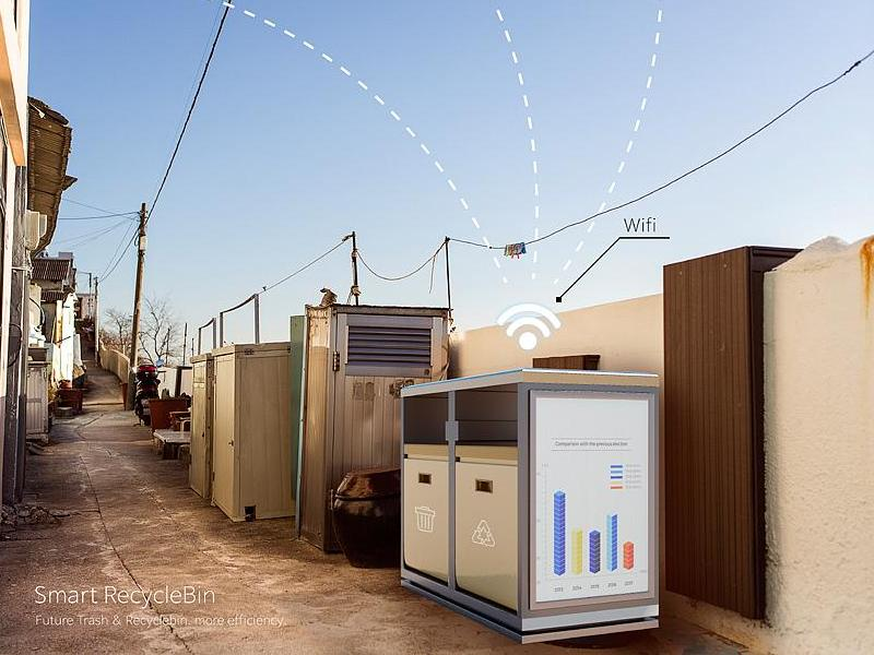 Smart bin overflow detection