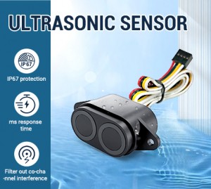 2cm Blind Zone IP67 High Precision Ultrasonic Sensor (DYP-A22)