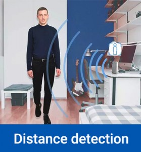 Compact structure wide beam angle ultrasonic sensor (DYP-A19)