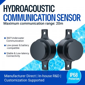 Rapid Remote Control Underwater Ultrasonic Wave Communication Sensor