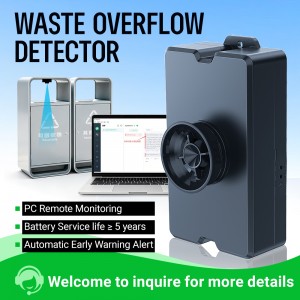 Ultrasonic Waste Fill Level Detector for IoT Automatic Control Applications