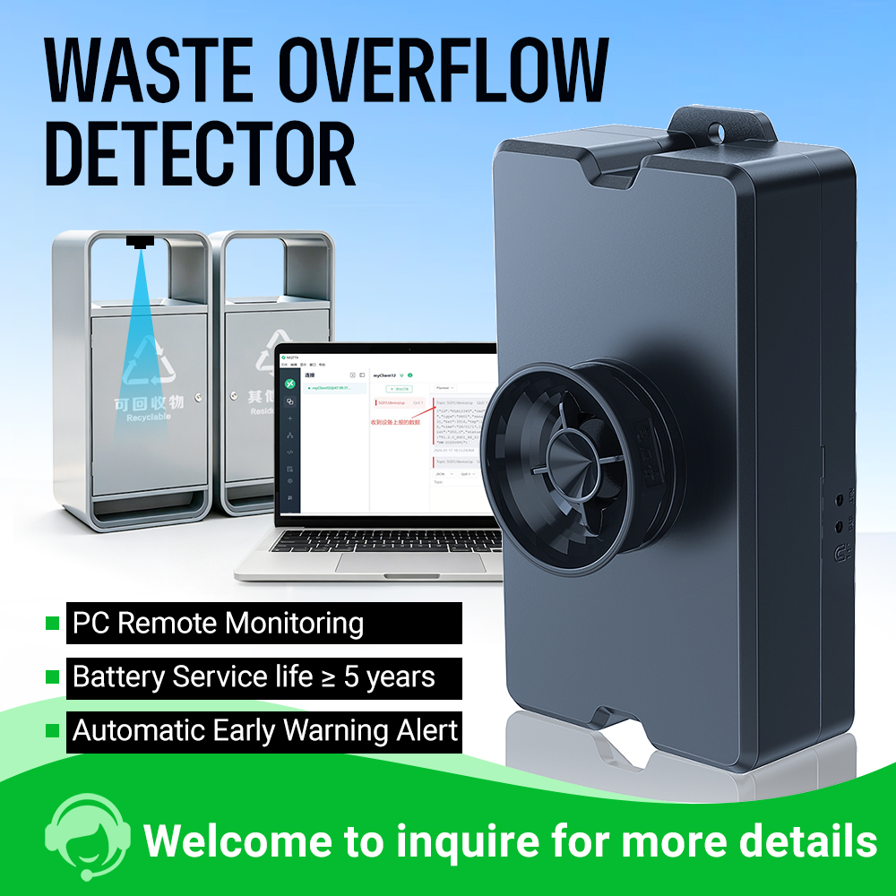 Ultrasonic Waste Fill Level Detector for IoT Automatic Control Applications Featured Image