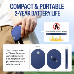 Ultrasonic Ultra-thin Wireless LPG Level Monitoring Device