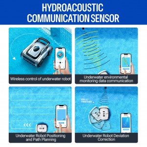 Rapid Remote Control Underwater Ultrasonic Wave Communication Sensor